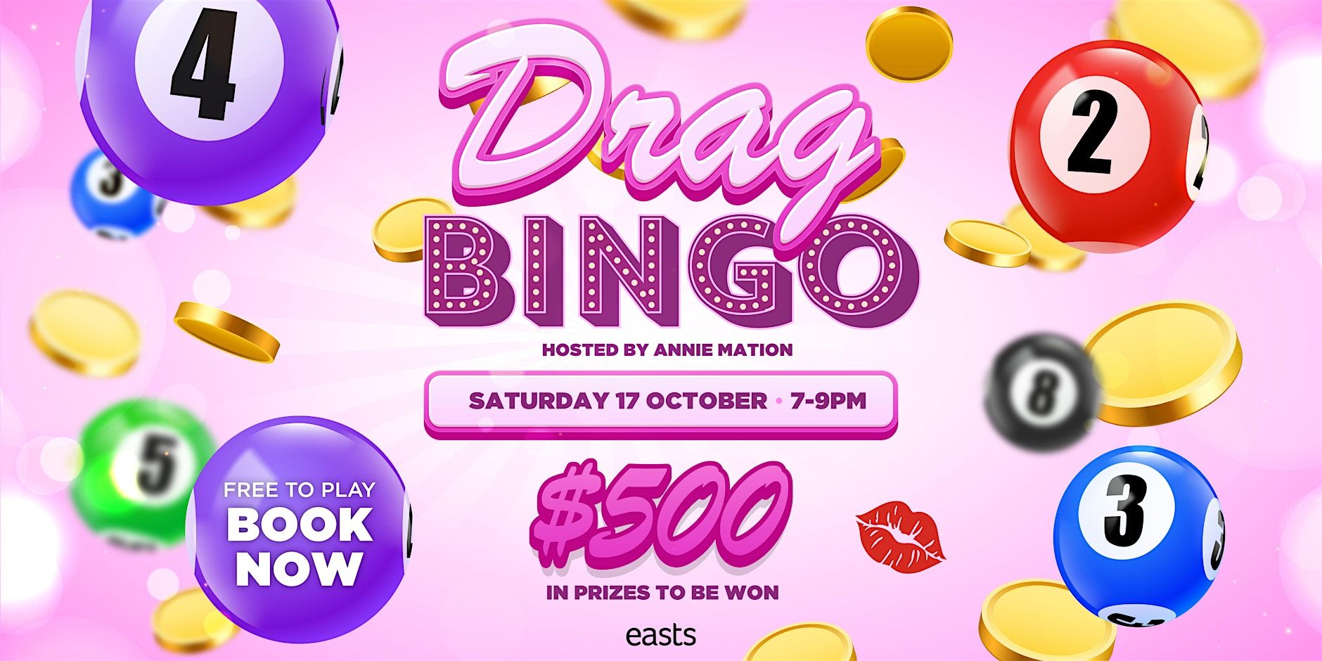 Drag Bingo at The Grand Bondi Junction