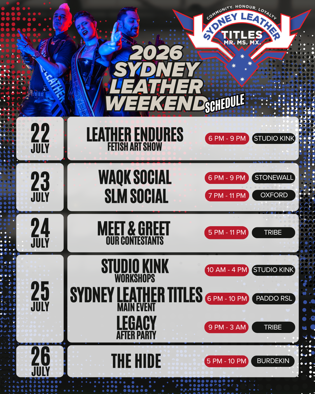 Sydney Leather Weekend