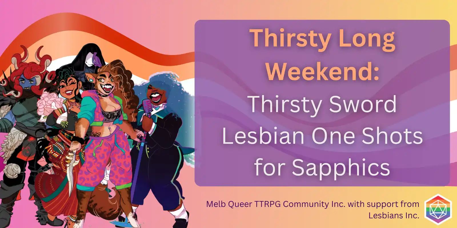 Thirsty Long Weekend: Thirsty Sword Lesbian One Shots for Sapphics