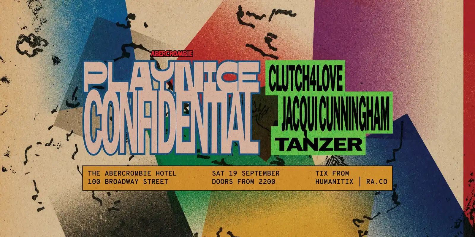 PLAYNICE CONFIDENTIAL 015 | CLUTCH4LOVE + JACQUI CUNNINGHAM + TANZER