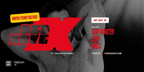 Red Rave X Sydney - Sat 25th July