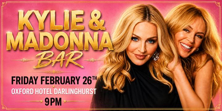 KYLIE vs MADONNA Bar Sydney
