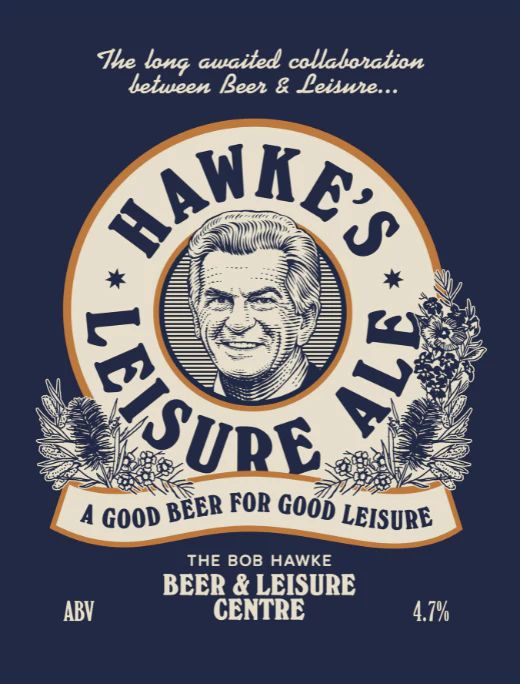 The Bob Hawke Beer and Leisure Centre logo