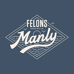 Felons Brewing Co. Manly logo