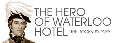 The Hero of Waterloo Hotel logo