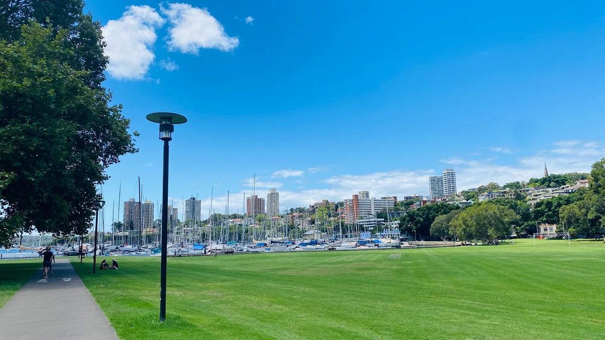Rushcutters Bay Park logo