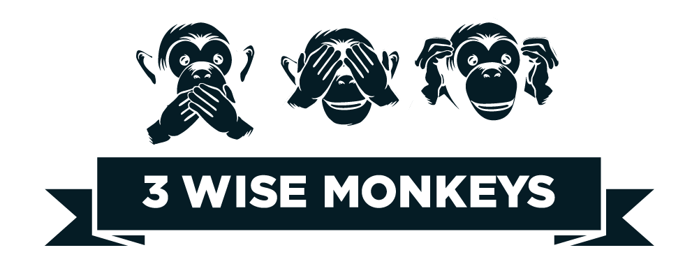 3 Wise Monkeys logo